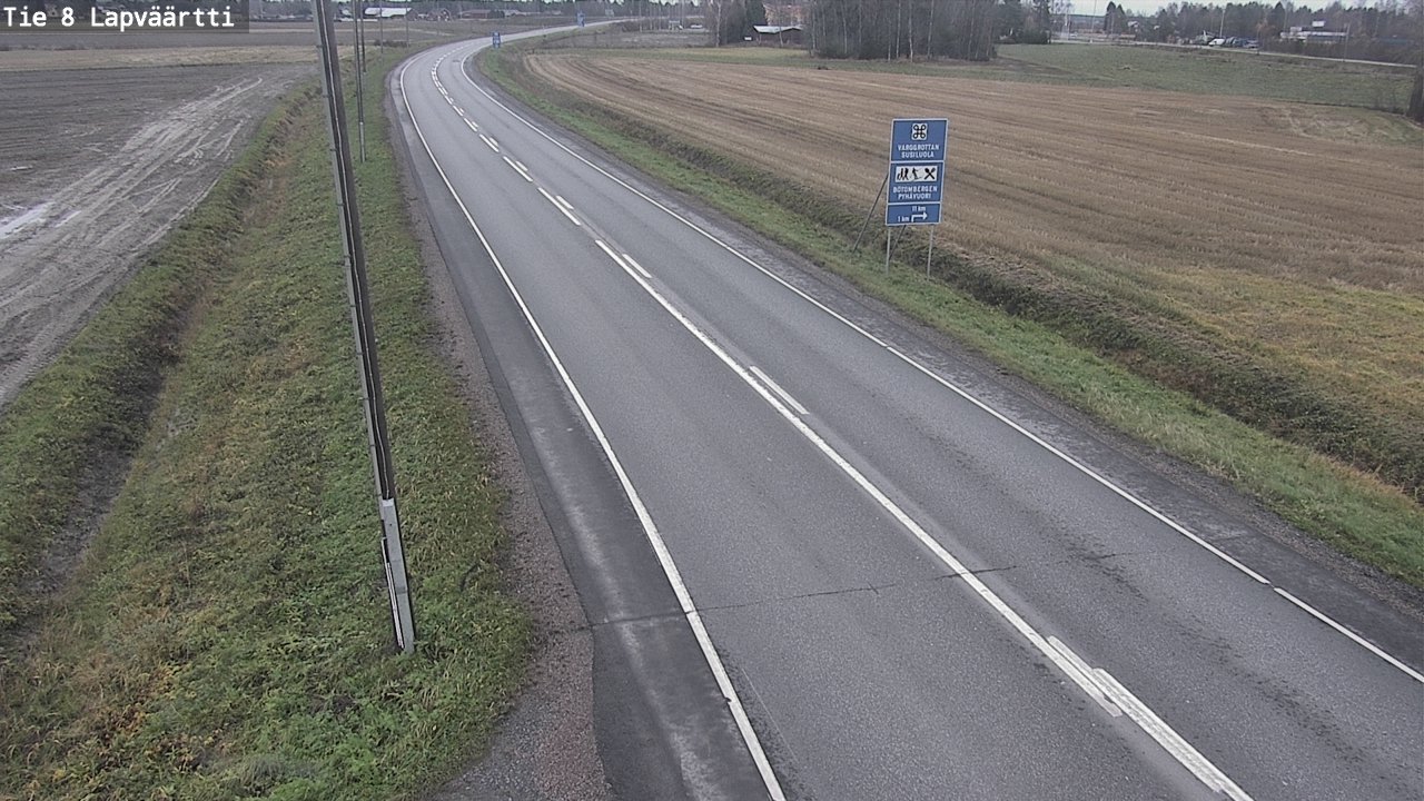 Kelikamerat Kuva Tie 8Kristiinankaupunki,  Lapväärtti, Kristiinankaupunki, Pohjanmaa