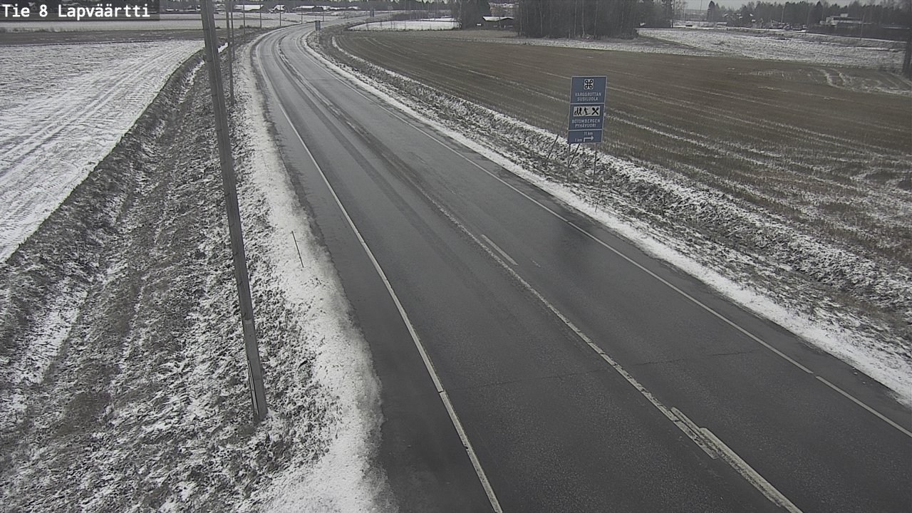 Kelikamerat Kuva Tie 8Kristiinankaupunki,  Lapväärtti, Kristiinankaupunki, Pohjanmaa