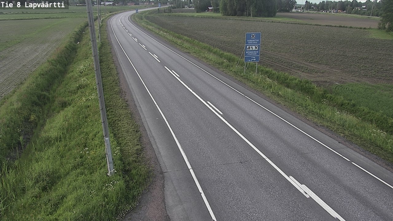 Kelikamerat Kuva Tie 8Kristiinankaupunki,  Lapväärtti, Kristiinankaupunki, Pohjanmaa