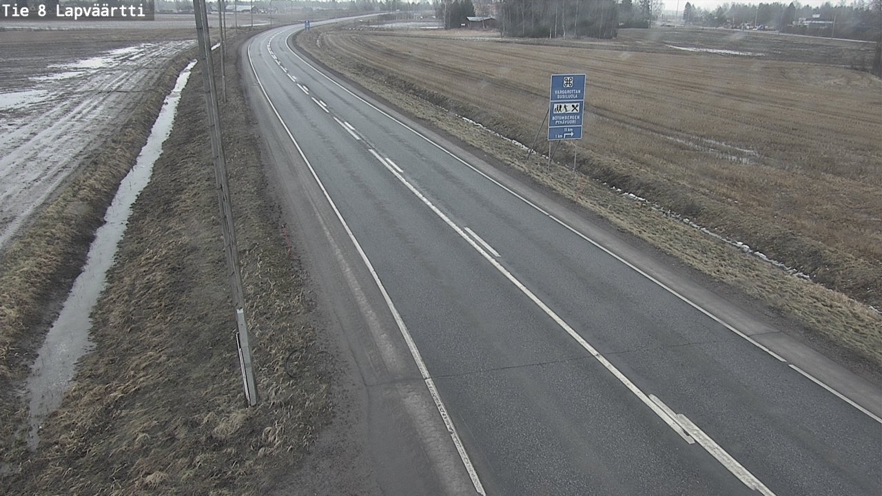 Kelikamerat Kuva Tie 8Kristiinankaupunki,  Lapväärtti, Kristiinankaupunki, Pohjanmaa