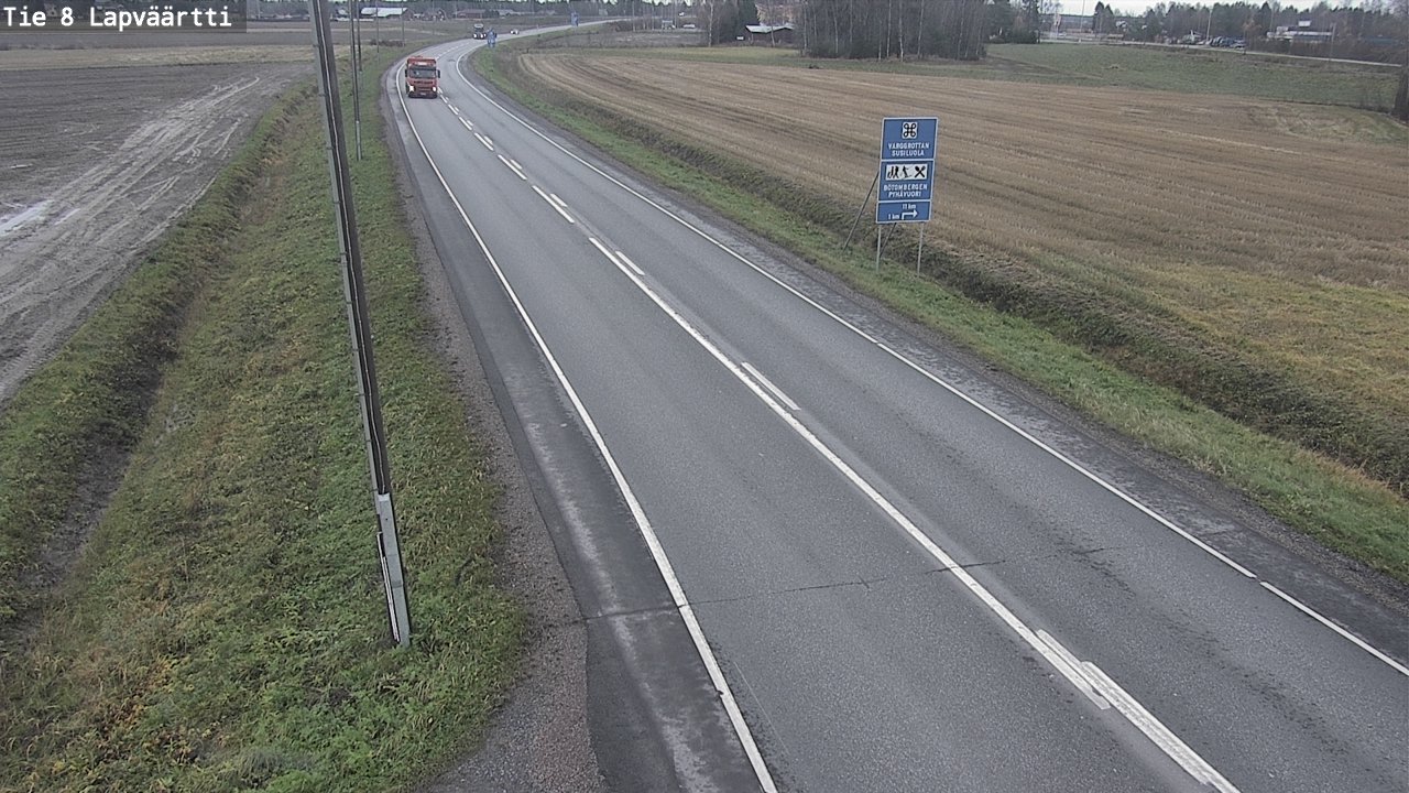 Kelikamerat Kuva Tie 8Kristiinankaupunki,  Lapväärtti, Kristiinankaupunki, Pohjanmaa