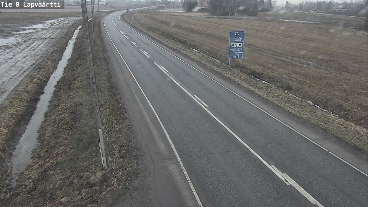 Kelikamerat Kuva Tie 8Kristiinankaupunki,  Lapväärtti, Kristiinankaupunki, Pohjanmaa