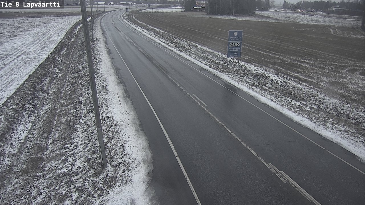 Kelikamerat Kuva Tie 8Kristiinankaupunki,  Lapväärtti, Kristiinankaupunki, Pohjanmaa