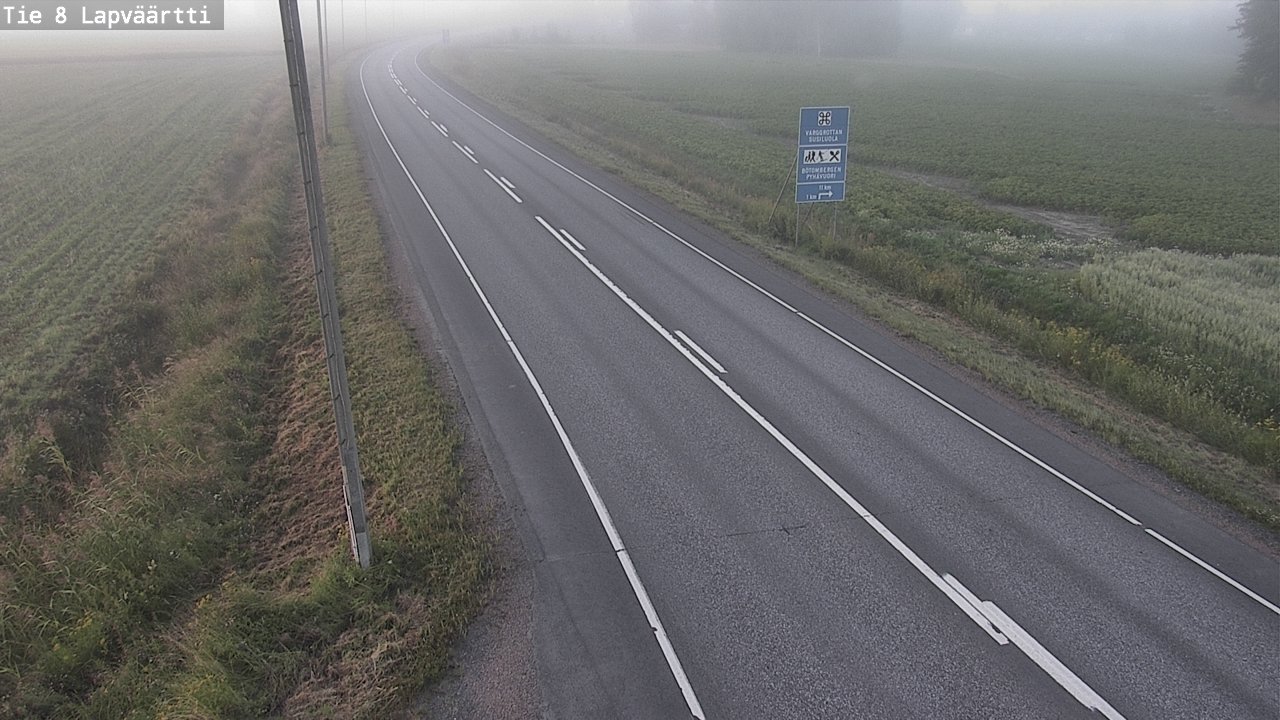 Kelikamerat Kuva Tie 8Kristiinankaupunki,  Lapväärtti, Kristiinankaupunki, Pohjanmaa