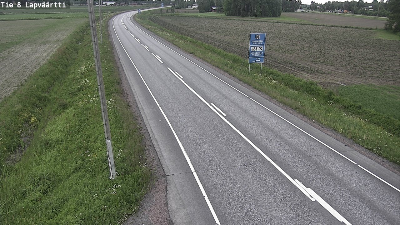 Kelikamerat Kuva Tie 8Kristiinankaupunki,  Lapväärtti, Kristiinankaupunki, Pohjanmaa