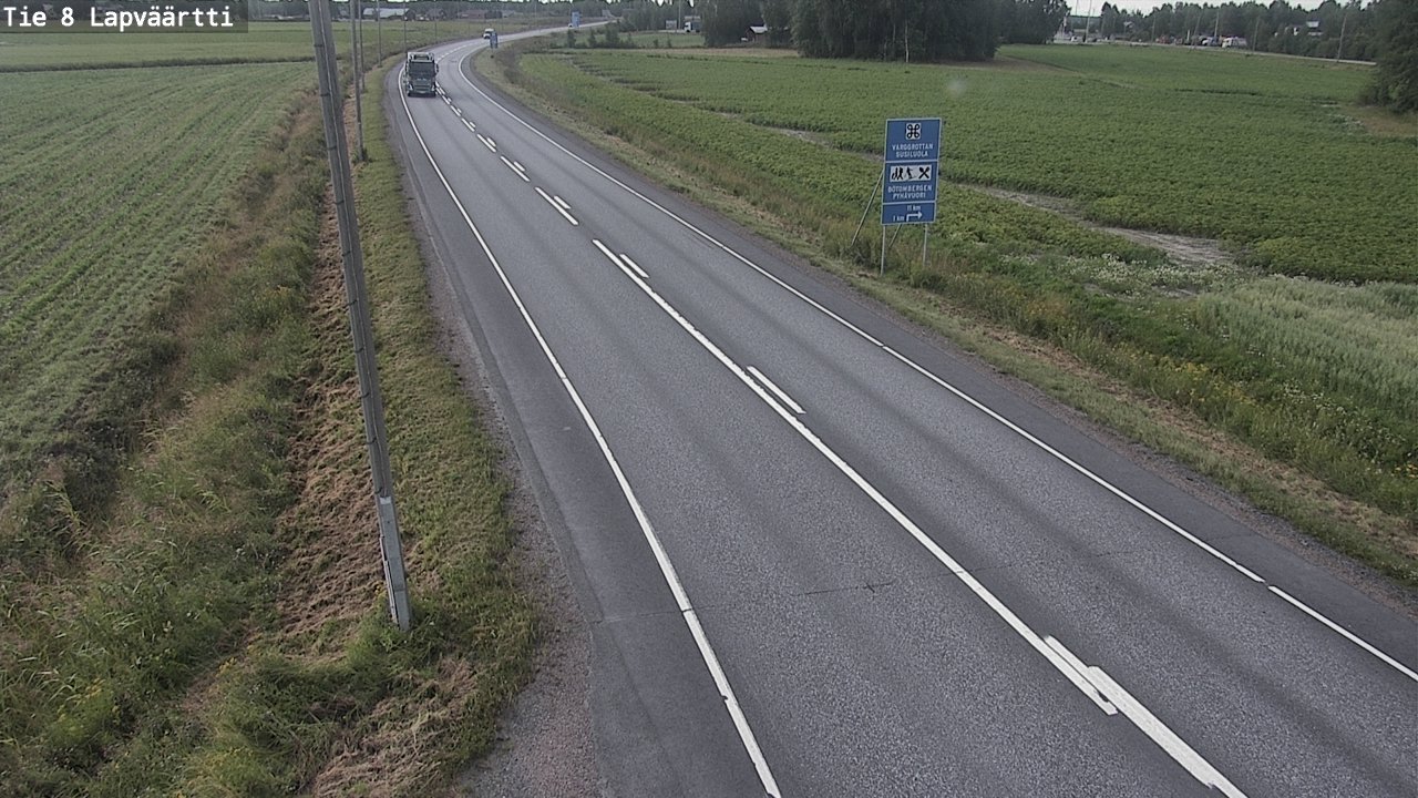 Kelikamerat Kuva Tie 8Kristiinankaupunki,  Lapväärtti, Kristiinankaupunki, Pohjanmaa