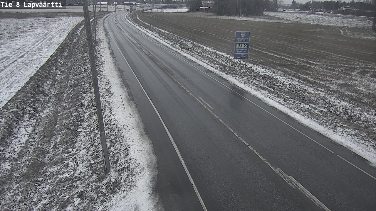 Kelikamerat Kuva Tie 8Kristiinankaupunki,  Lapväärtti, Kristiinankaupunki, Pohjanmaa