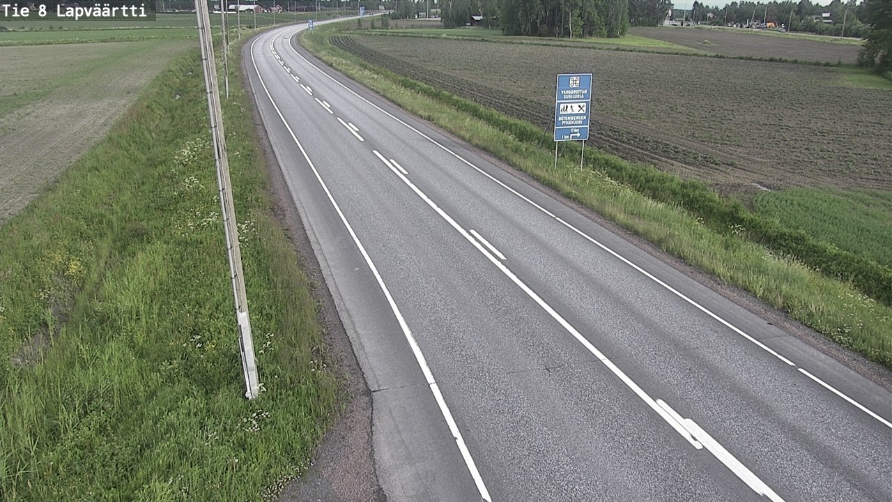 Kelikamerat Kuva Tie 8Kristiinankaupunki,  Lapväärtti, Kristiinankaupunki, Pohjanmaa