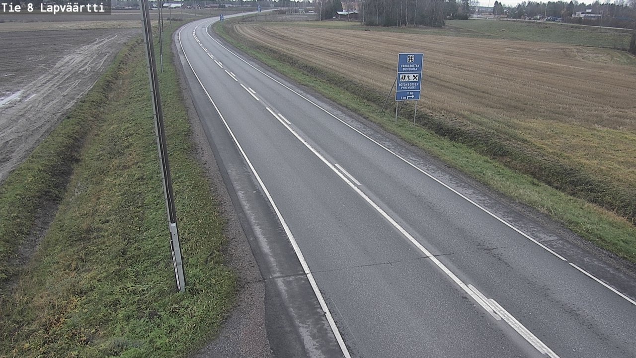 Kelikamerat Kuva Tie 8Kristiinankaupunki,  Lapväärtti, Kristiinankaupunki, Pohjanmaa