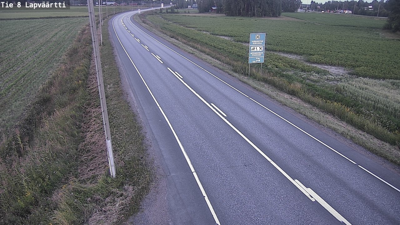 Kelikamerat Kuva Tie 8Kristiinankaupunki,  Lapväärtti, Kristiinankaupunki, Pohjanmaa