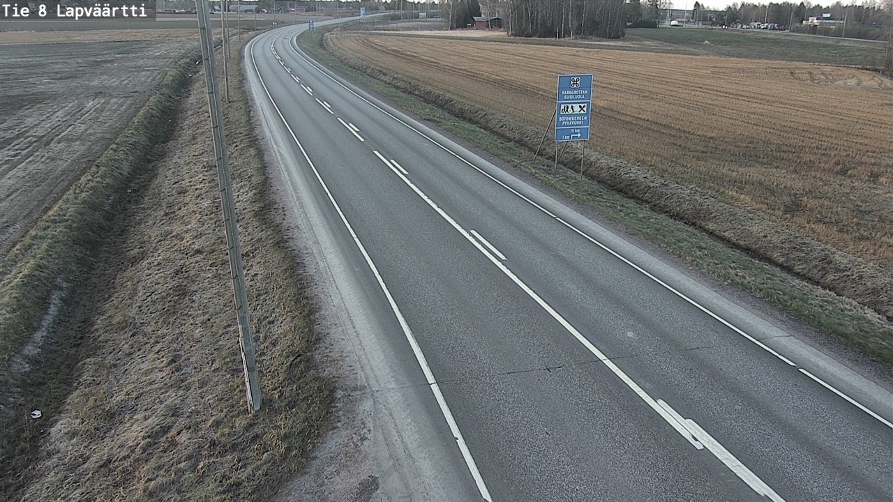 Kelikamerat Kuva Tie 8Kristiinankaupunki,  Lapväärtti, Kristiinankaupunki, Pohjanmaa