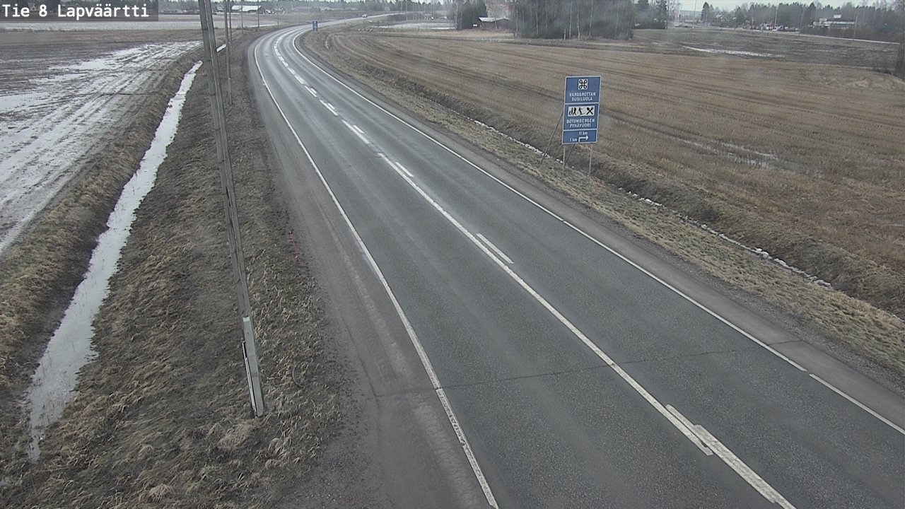 Kelikamerat Kuva Tie 8Kristiinankaupunki,  Lapväärtti, Kristiinankaupunki, Pohjanmaa