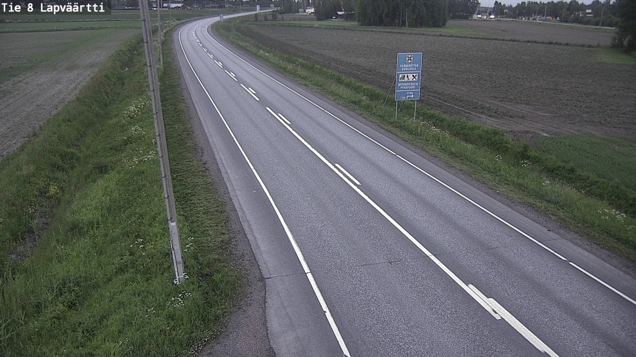 Kelikamerat Kuva Tie 8Kristiinankaupunki,  Lapväärtti, Kristiinankaupunki, Pohjanmaa