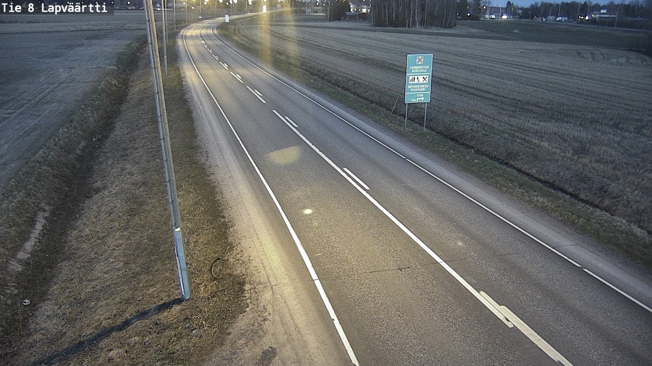 Weather Camera Image Väg 8 Kristinestad, Lappfjärd, Kristiinankaupunki, Pohjanmaa