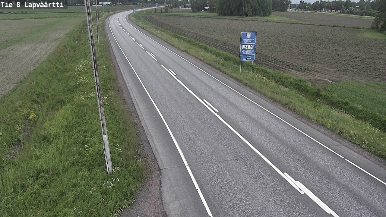 Kelikamerat Kuva Tie 8Kristiinankaupunki,  Lapväärtti, Kristiinankaupunki, Pohjanmaa