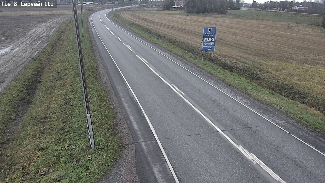 Kelikamerat Kuva Tie 8Kristiinankaupunki,  Lapväärtti, Kristiinankaupunki, Pohjanmaa