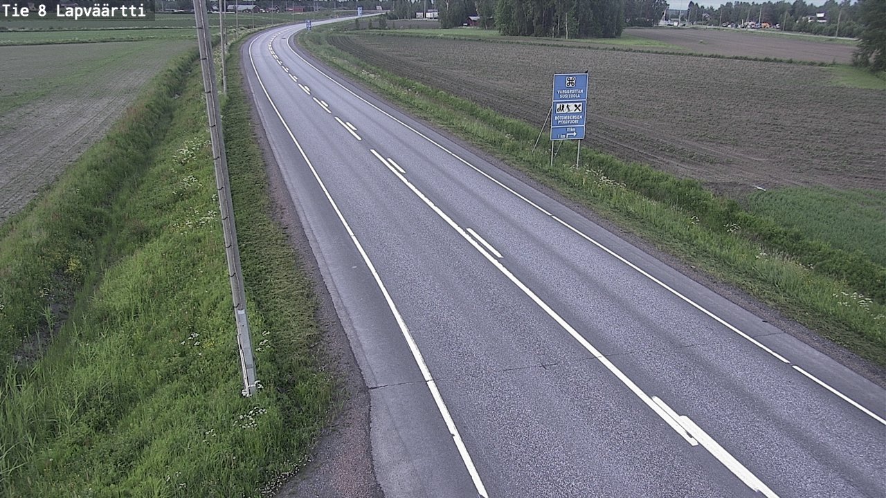 Kelikamerat Kuva Tie 8Kristiinankaupunki,  Lapväärtti, Kristiinankaupunki, Pohjanmaa