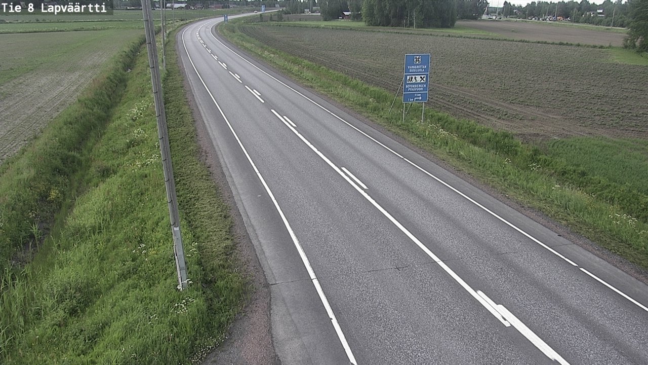 Kelikamerat Kuva Tie 8Kristiinankaupunki,  Lapväärtti, Kristiinankaupunki, Pohjanmaa