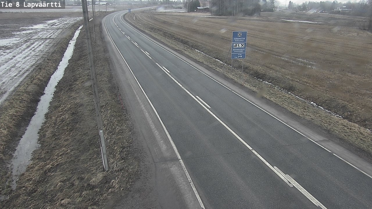 Kelikamerat Kuva Tie 8Kristiinankaupunki,  Lapväärtti, Kristiinankaupunki, Pohjanmaa