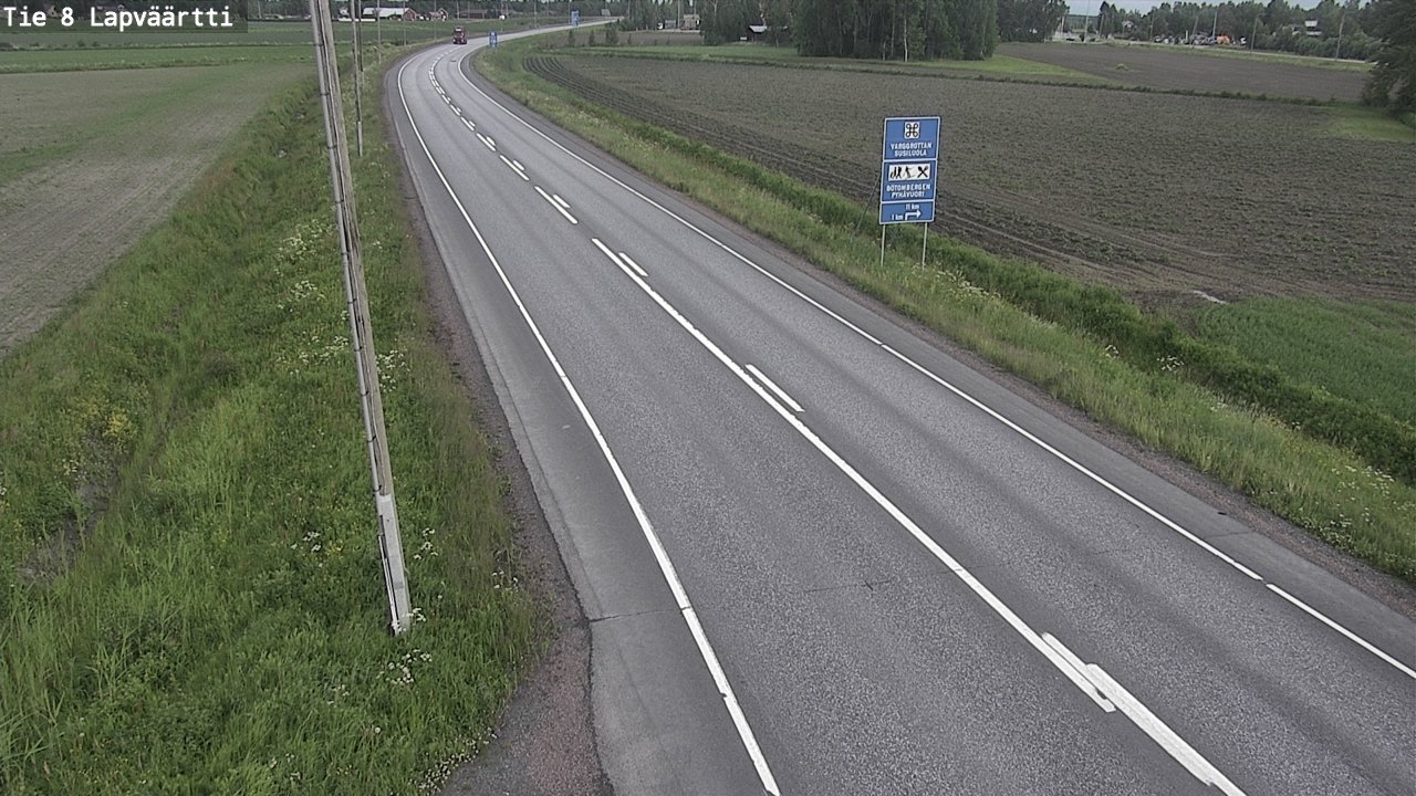 Kelikamerat Kuva Tie 8Kristiinankaupunki,  Lapväärtti, Kristiinankaupunki, Pohjanmaa