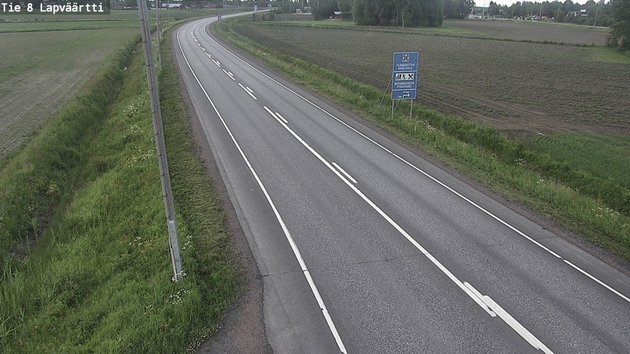 Kelikamerat Kuva Tie 8Kristiinankaupunki,  Lapväärtti, Kristiinankaupunki, Pohjanmaa