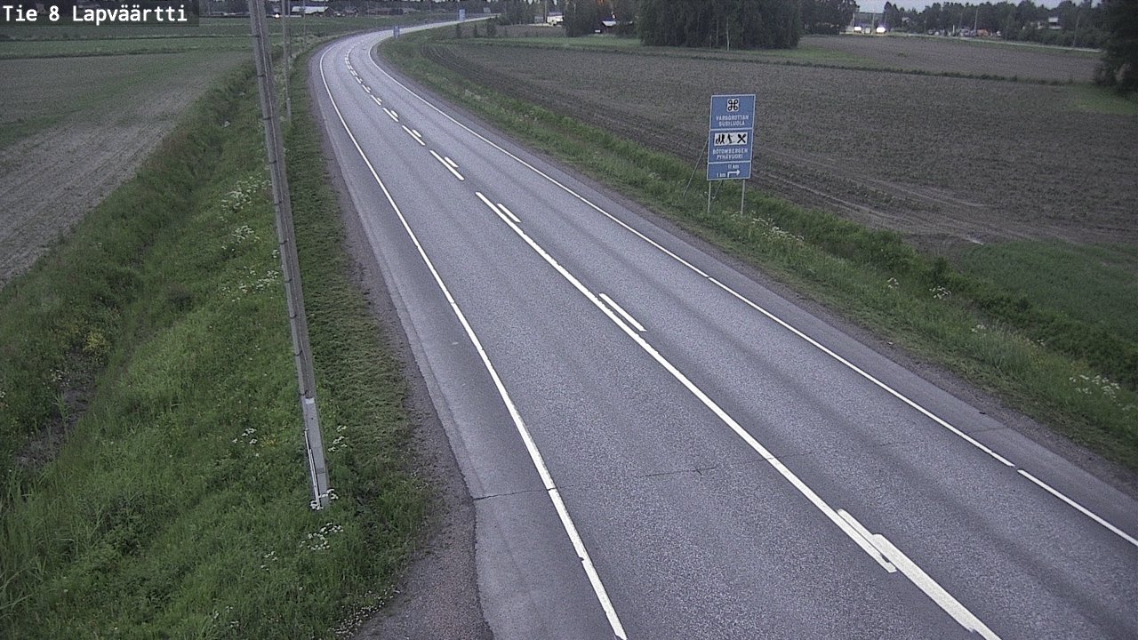 Kelikamerat Kuva Tie 8Kristiinankaupunki,  Lapväärtti, Kristiinankaupunki, Pohjanmaa