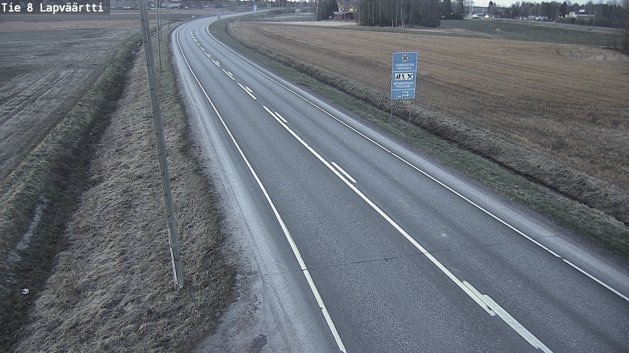 Kelikamerat Kuva Tie 8Kristiinankaupunki,  Lapväärtti, Kristiinankaupunki, Pohjanmaa