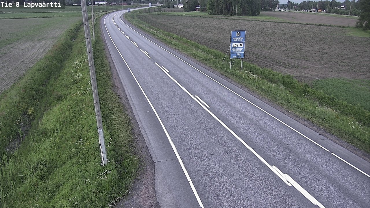Kelikamerat Kuva Tie 8Kristiinankaupunki,  Lapväärtti, Kristiinankaupunki, Pohjanmaa