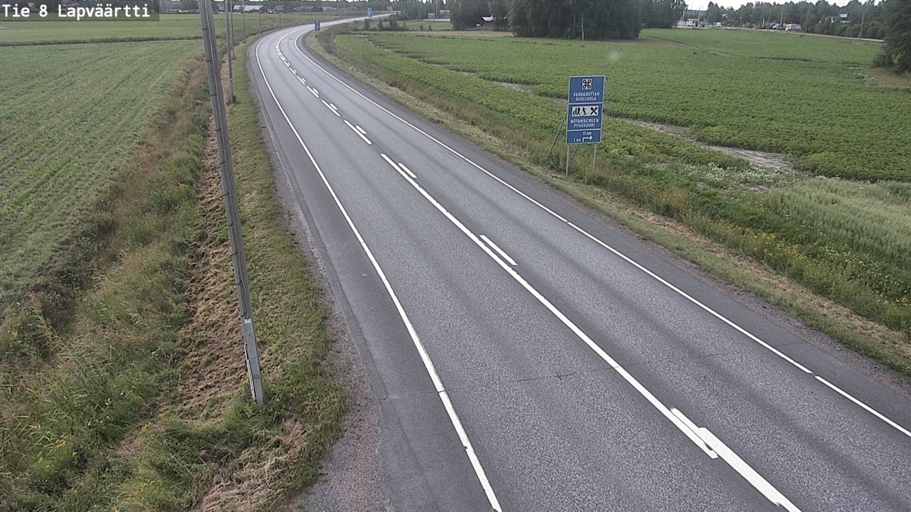 Kelikamerat Kuva Tie 8Kristiinankaupunki,  Lapväärtti, Kristiinankaupunki, Pohjanmaa