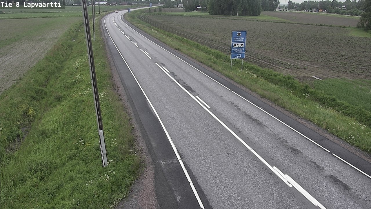 Kelikamerat Kuva Tie 8Kristiinankaupunki,  Lapväärtti, Kristiinankaupunki, Pohjanmaa