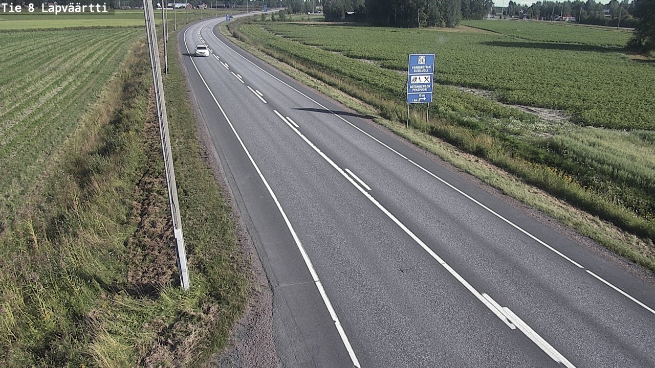 Kelikamerat Kuva Tie 8Kristiinankaupunki,  Lapväärtti, Kristiinankaupunki, Pohjanmaa