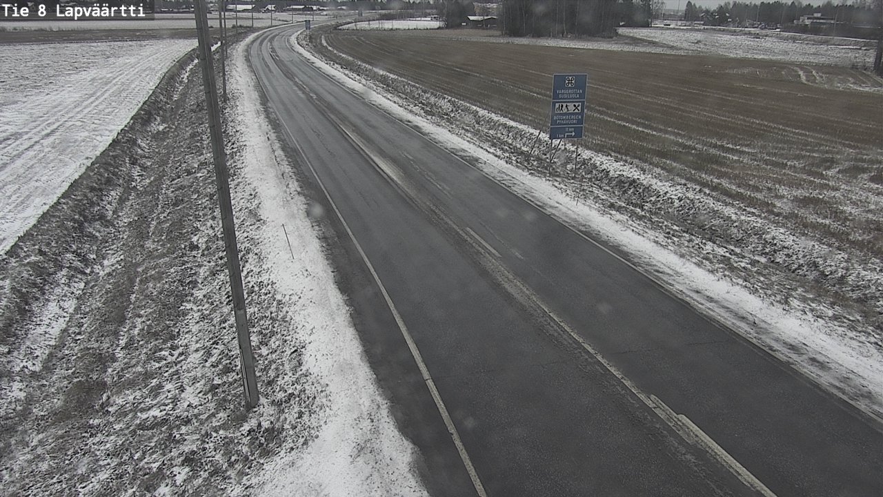 Kelikamerat Kuva Tie 8Kristiinankaupunki,  Lapväärtti, Kristiinankaupunki, Pohjanmaa