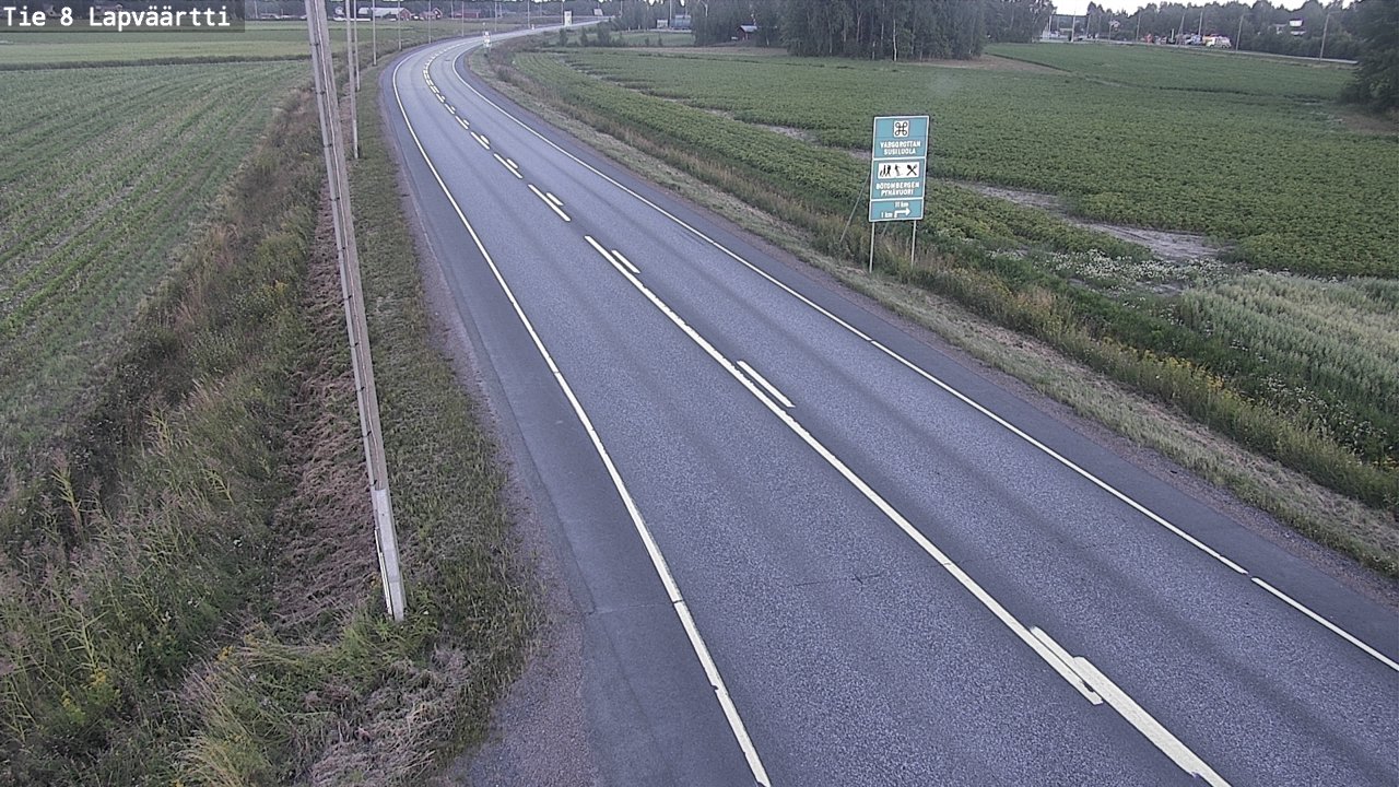 Kelikamerat Kuva Tie 8Kristiinankaupunki,  Lapväärtti, Kristiinankaupunki, Pohjanmaa