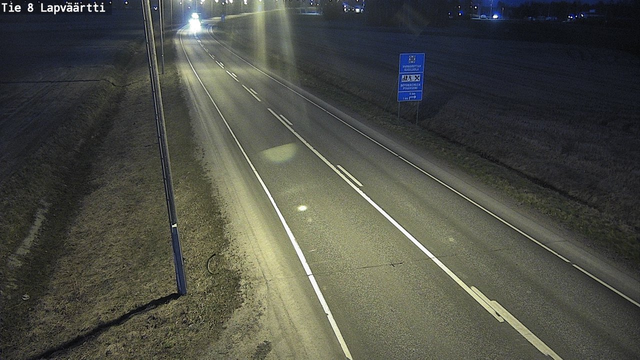 Weather Camera Image Väg 8 Kristinestad, Lappfjärd, Kristiinankaupunki, Pohjanmaa