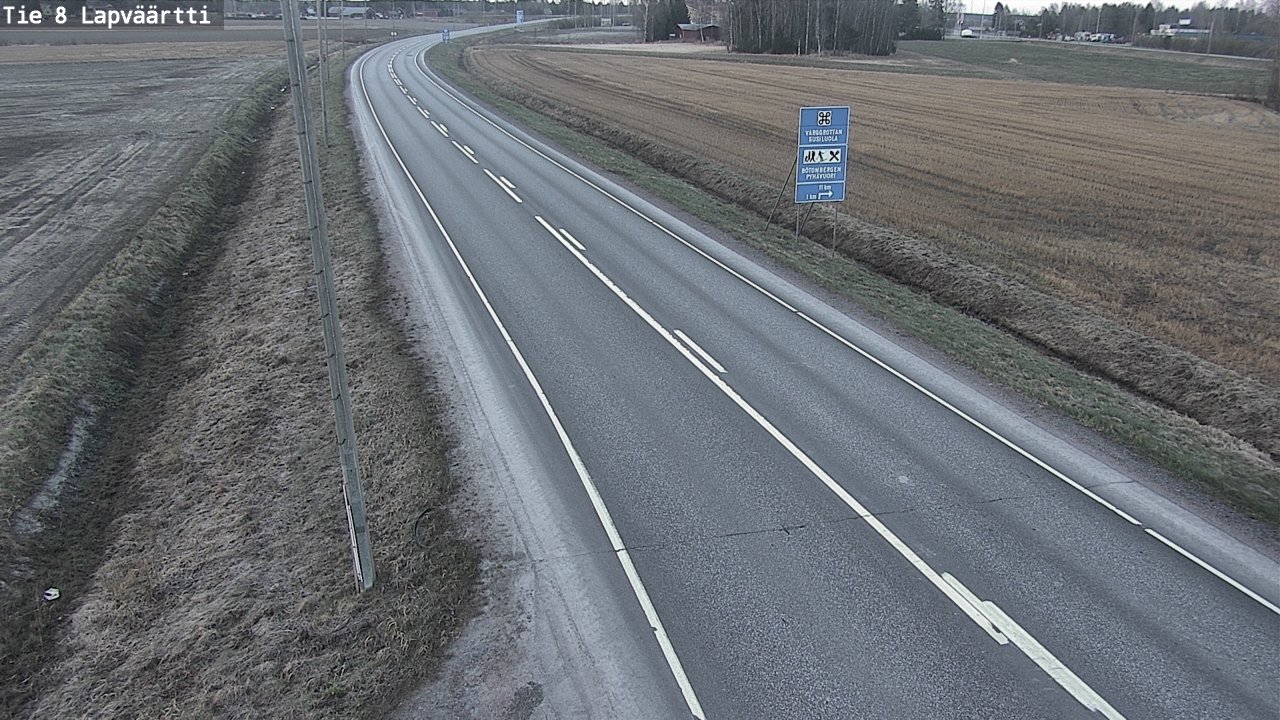 Kelikamerat Kuva Tie 8Kristiinankaupunki,  Lapväärtti, Kristiinankaupunki, Pohjanmaa