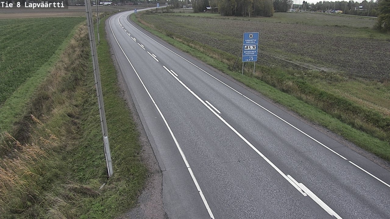 Kelikamerat Kuva Tie 8Kristiinankaupunki,  Lapväärtti, Kristiinankaupunki, Pohjanmaa