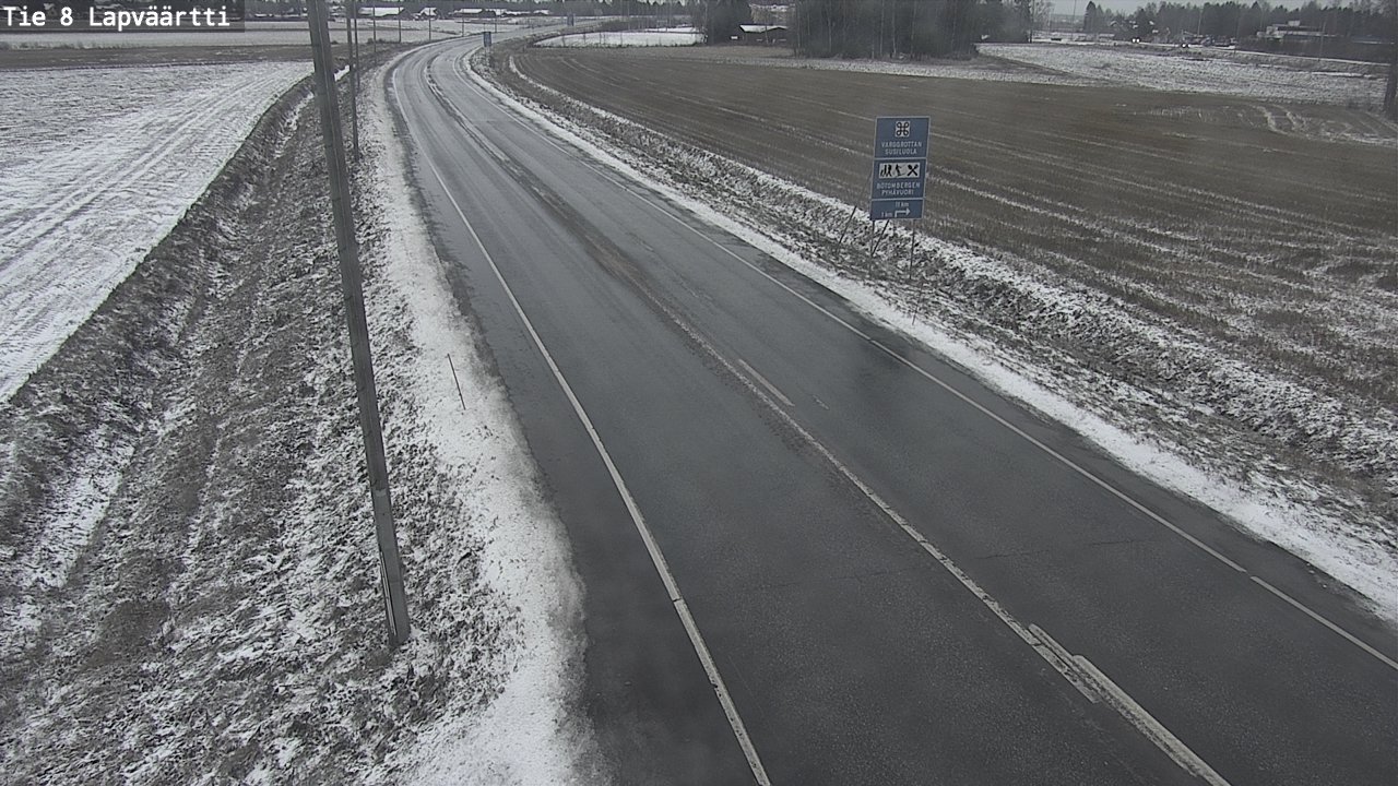 Kelikamerat Kuva Tie 8Kristiinankaupunki,  Lapväärtti, Kristiinankaupunki, Pohjanmaa