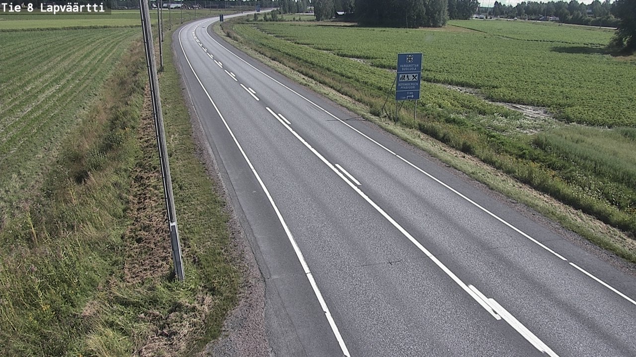 Kelikamerat Kuva Tie 8Kristiinankaupunki,  Lapväärtti, Kristiinankaupunki, Pohjanmaa