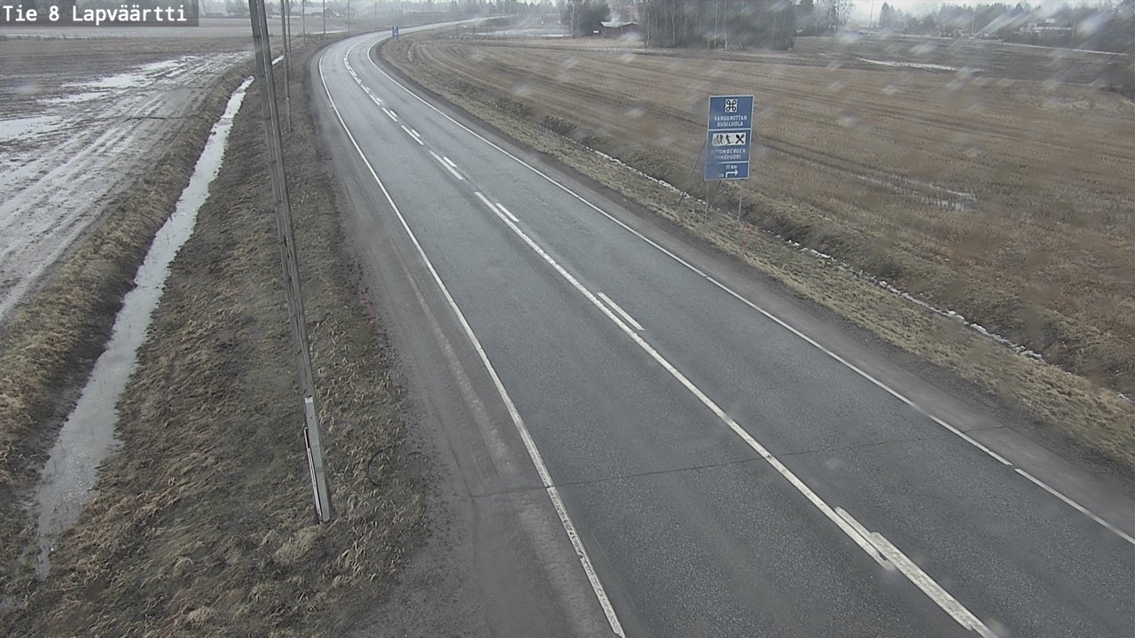 Kelikamerat Kuva Tie 8Kristiinankaupunki,  Lapväärtti, Kristiinankaupunki, Pohjanmaa