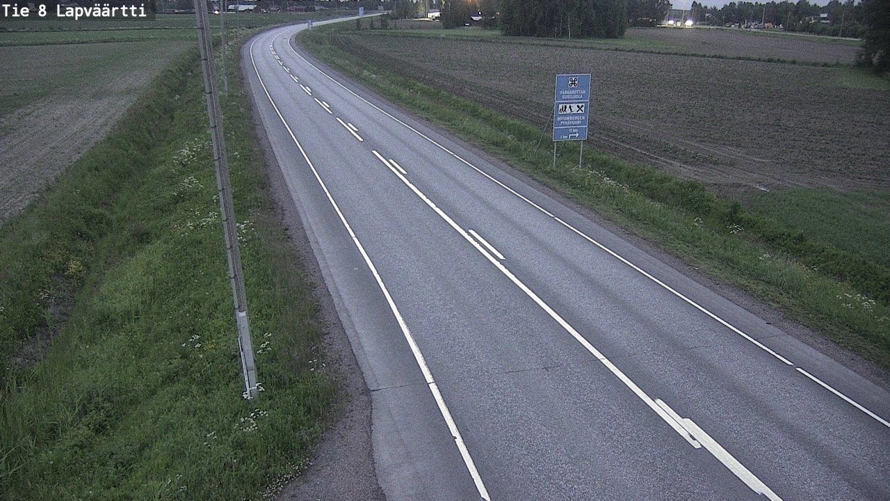 Kelikamerat Kuva Tie 8Kristiinankaupunki,  Lapväärtti, Kristiinankaupunki, Pohjanmaa