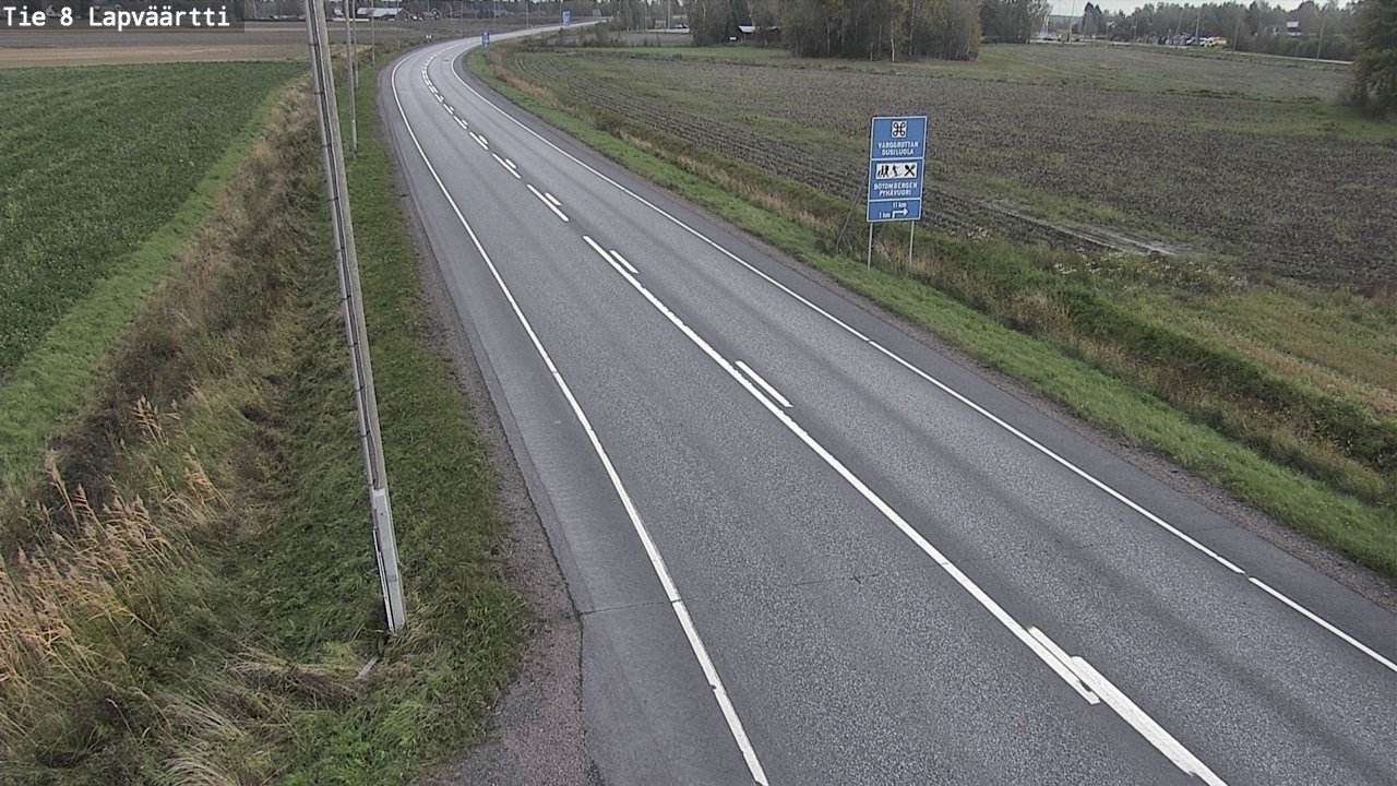 Kelikamerat Kuva Tie 8Kristiinankaupunki,  Lapväärtti, Kristiinankaupunki, Pohjanmaa