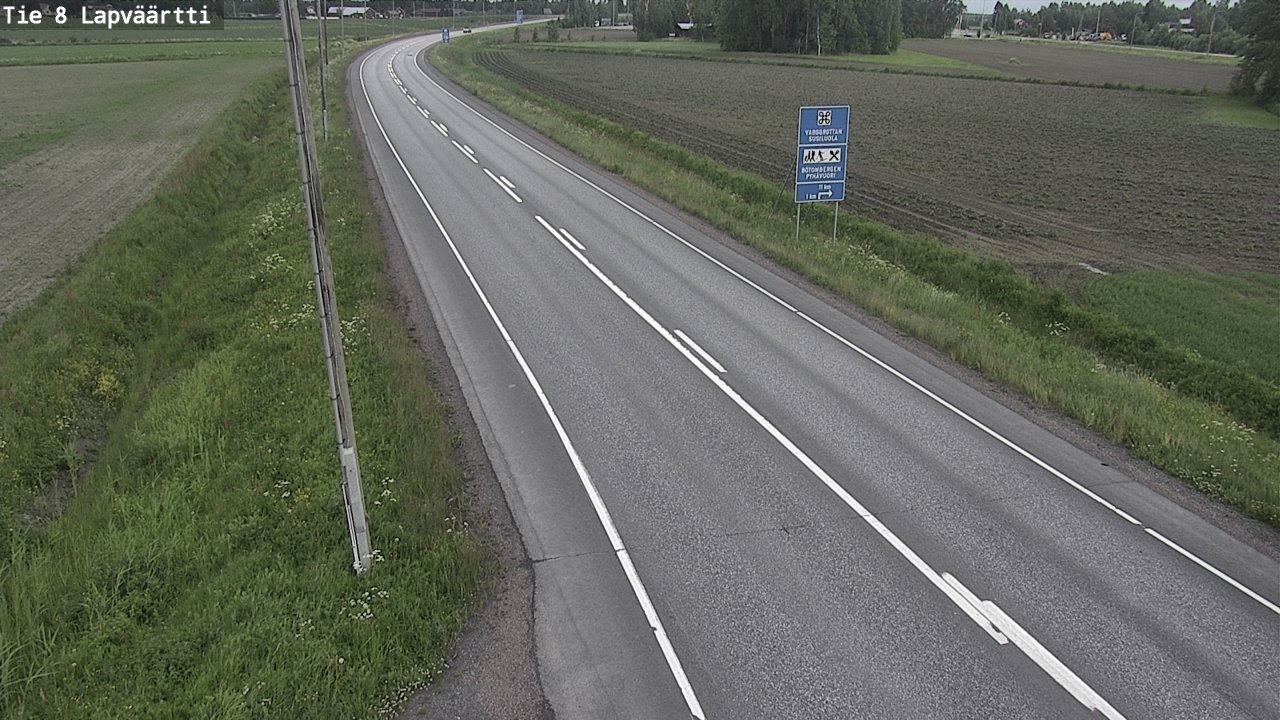 Kelikamerat Kuva Tie 8Kristiinankaupunki,  Lapväärtti, Kristiinankaupunki, Pohjanmaa
