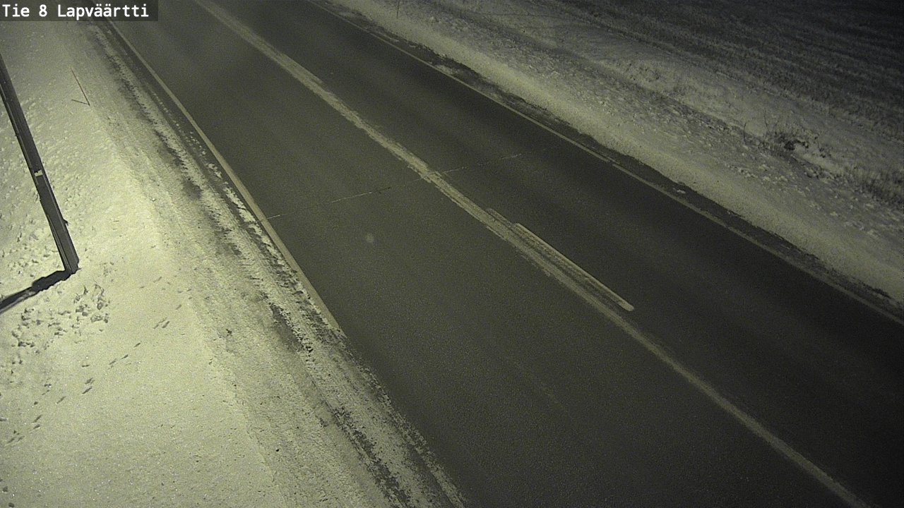 Weather Camera Image Road 8 Kristiinankaupunki, Lapväärtti, Kristiinankaupunki, Pohjanmaa