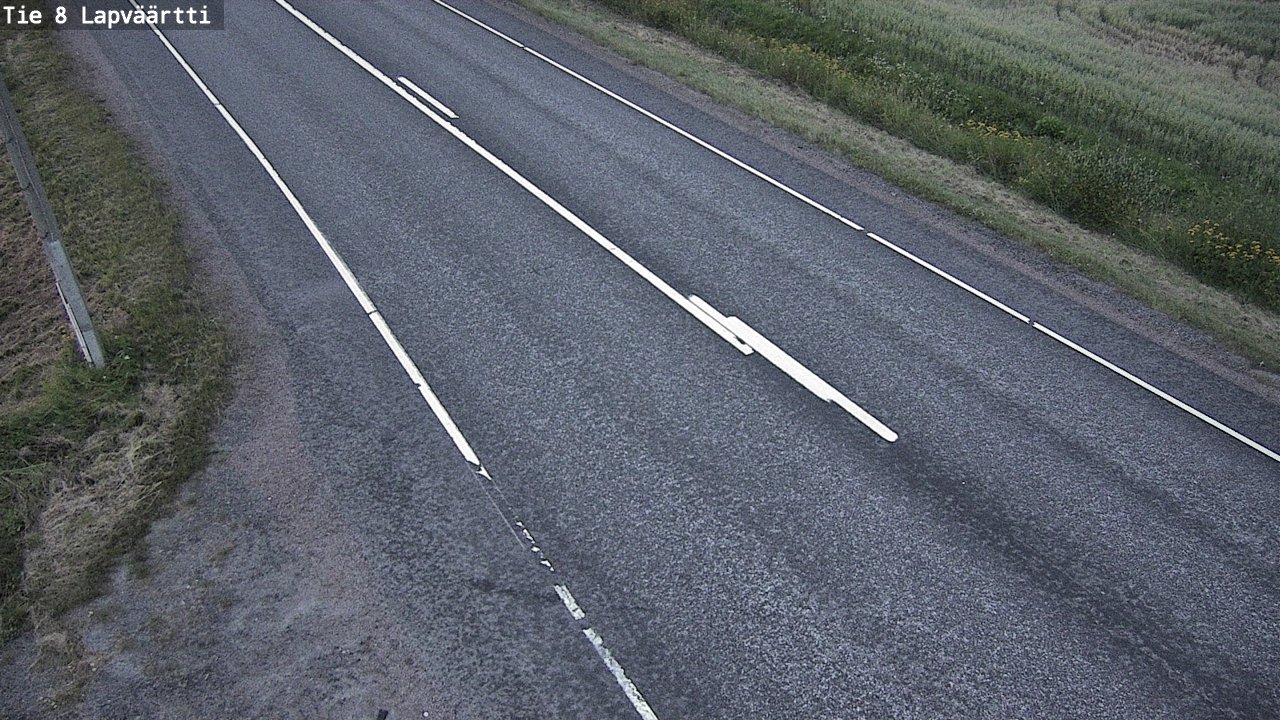 Weather Camera Image Road 8 Kristiinankaupunki, Lapväärtti, Kristiinankaupunki, Pohjanmaa