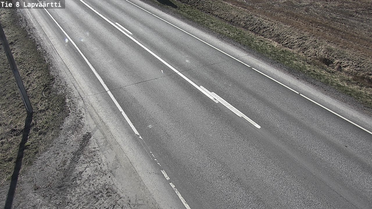 Weather Camera Image Väg 8 Kristinestad, Lappfjärd, Kristiinankaupunki, Pohjanmaa