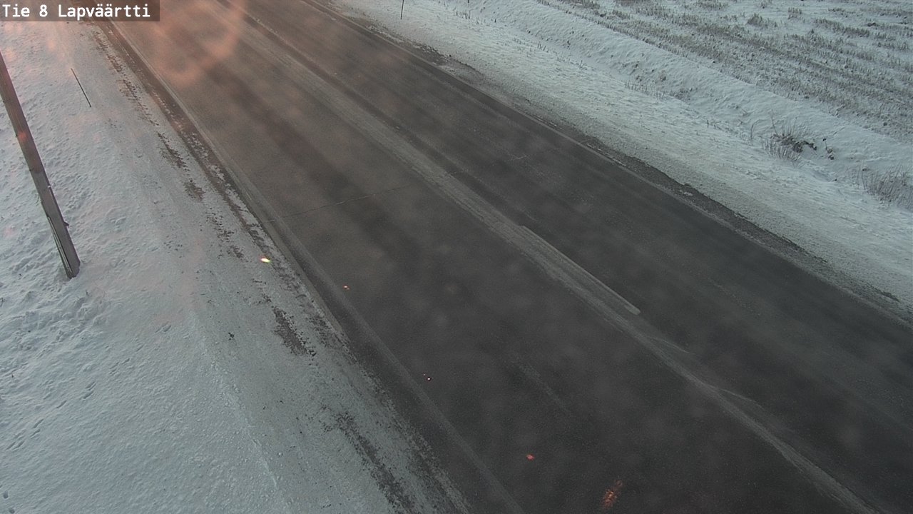 Weather Camera Image Road 8 Kristiinankaupunki, Lapväärtti, Kristiinankaupunki, Pohjanmaa