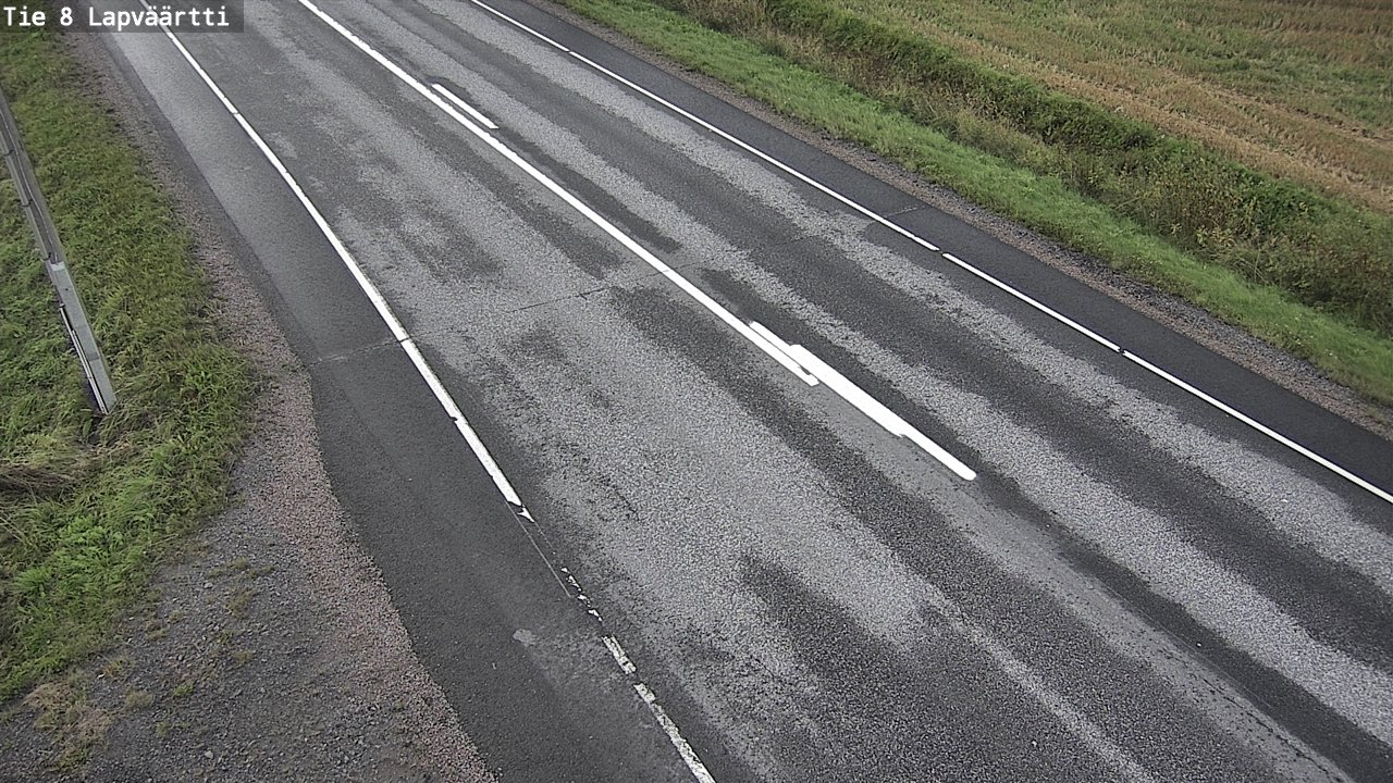 Weather Camera Image Road 8 Kristiinankaupunki, Lapväärtti, Kristiinankaupunki, Pohjanmaa