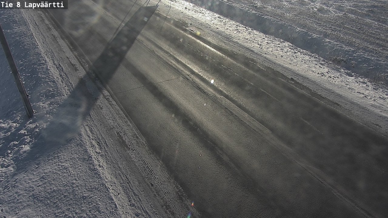 Weather Camera Image Road 8 Kristiinankaupunki, Lapväärtti, Kristiinankaupunki, Pohjanmaa
