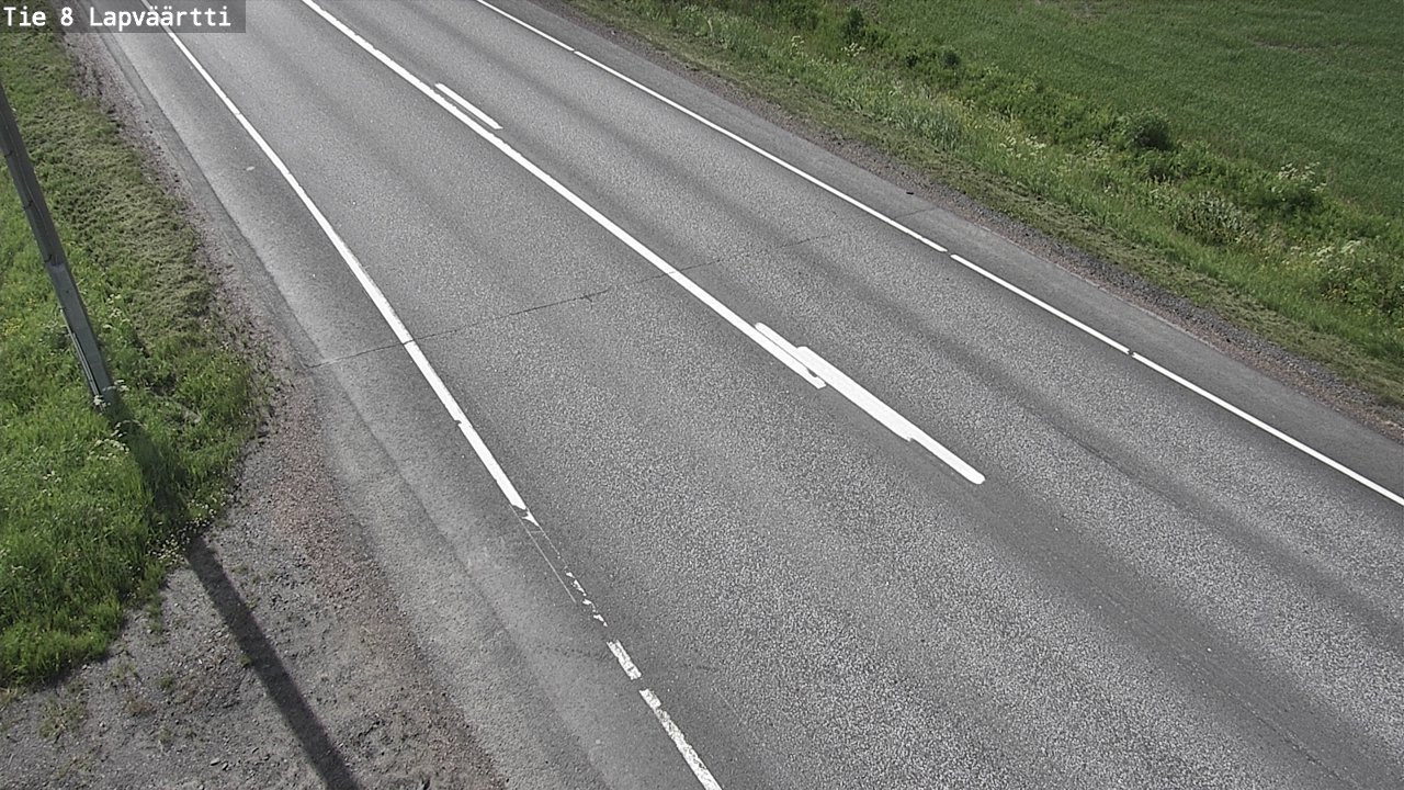 Weather Camera Image Road 8 Kristiinankaupunki, Lapväärtti, Kristiinankaupunki, Pohjanmaa