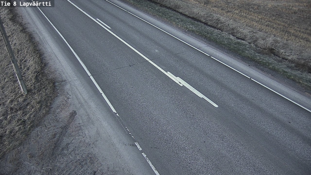 Weather Camera Image Väg 8 Kristinestad, Lappfjärd, Kristiinankaupunki, Pohjanmaa